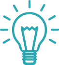 Lightbulb icon for branding