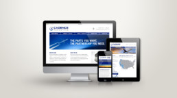 Cadence Aerospace responsive website design by advertising agency in Philadelphia