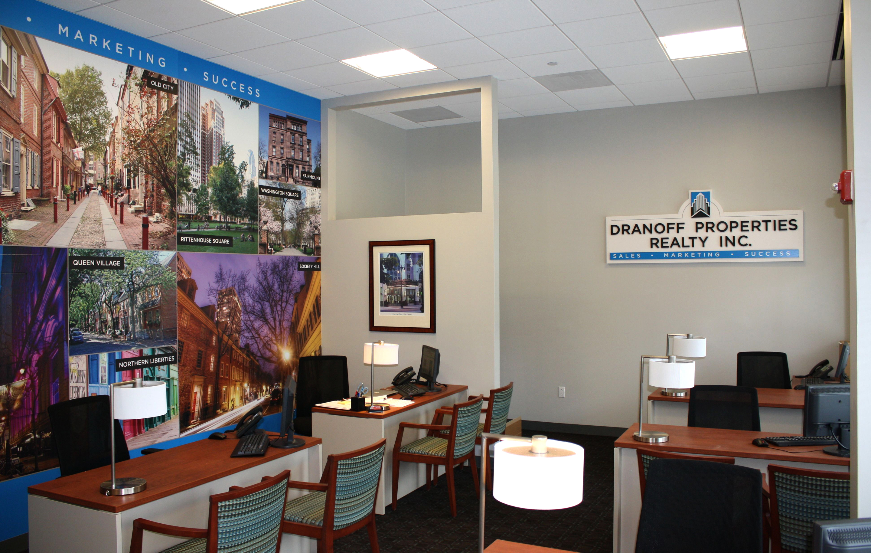 Dranoff Realty sales office by advertising agency in Philadelphia