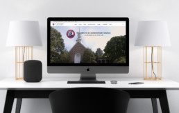 St. Christopher's Church website redesign on desktop by advertising agency in Philadelphia