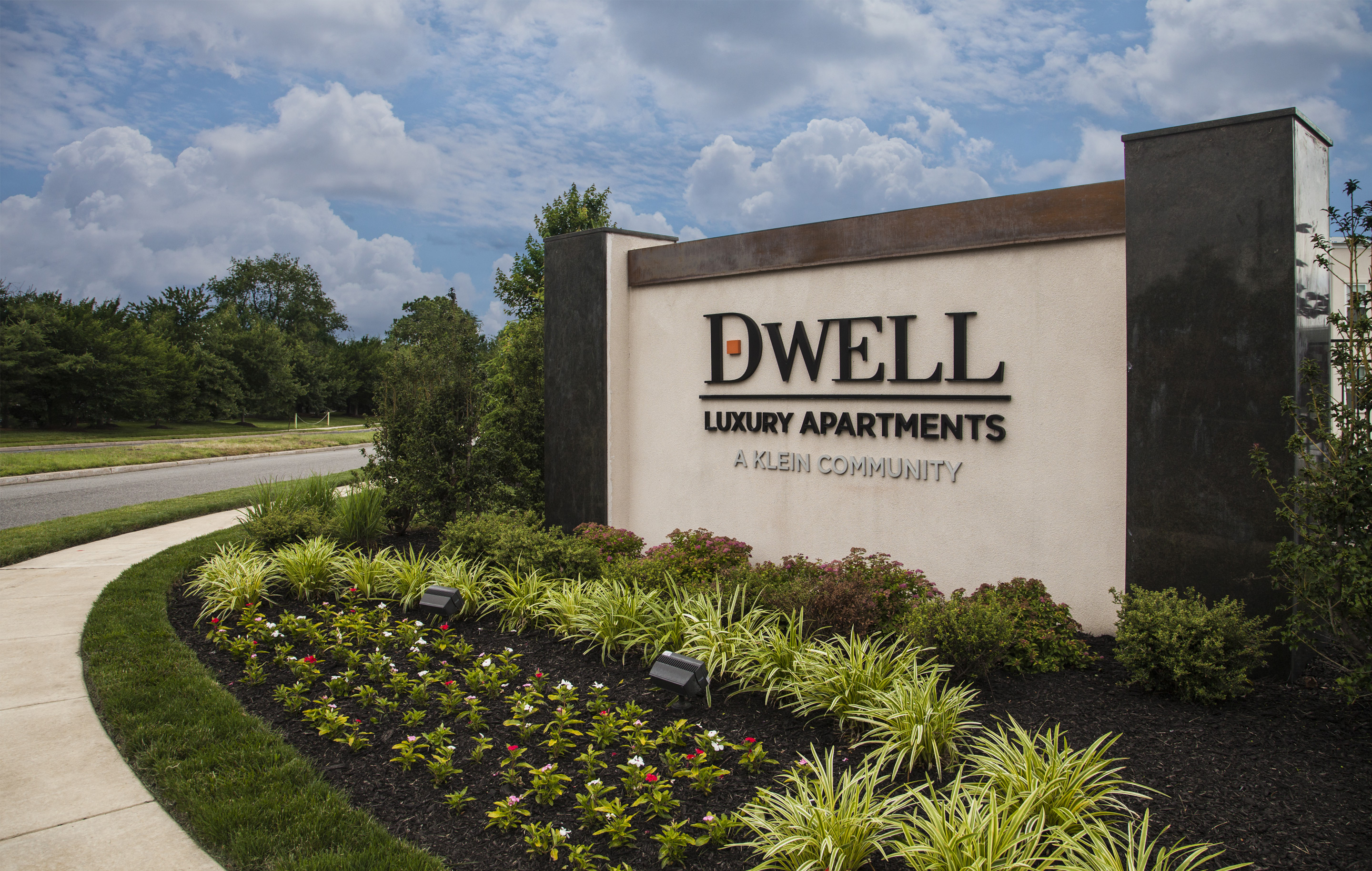 Dwell Cherry Hill monument sign by advertising agency in Philadelphia